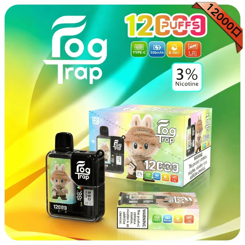 Fog Trap 拉布布系列 12000口拋棄式 Fog Trap 拉布布系列 12000口拋棄式